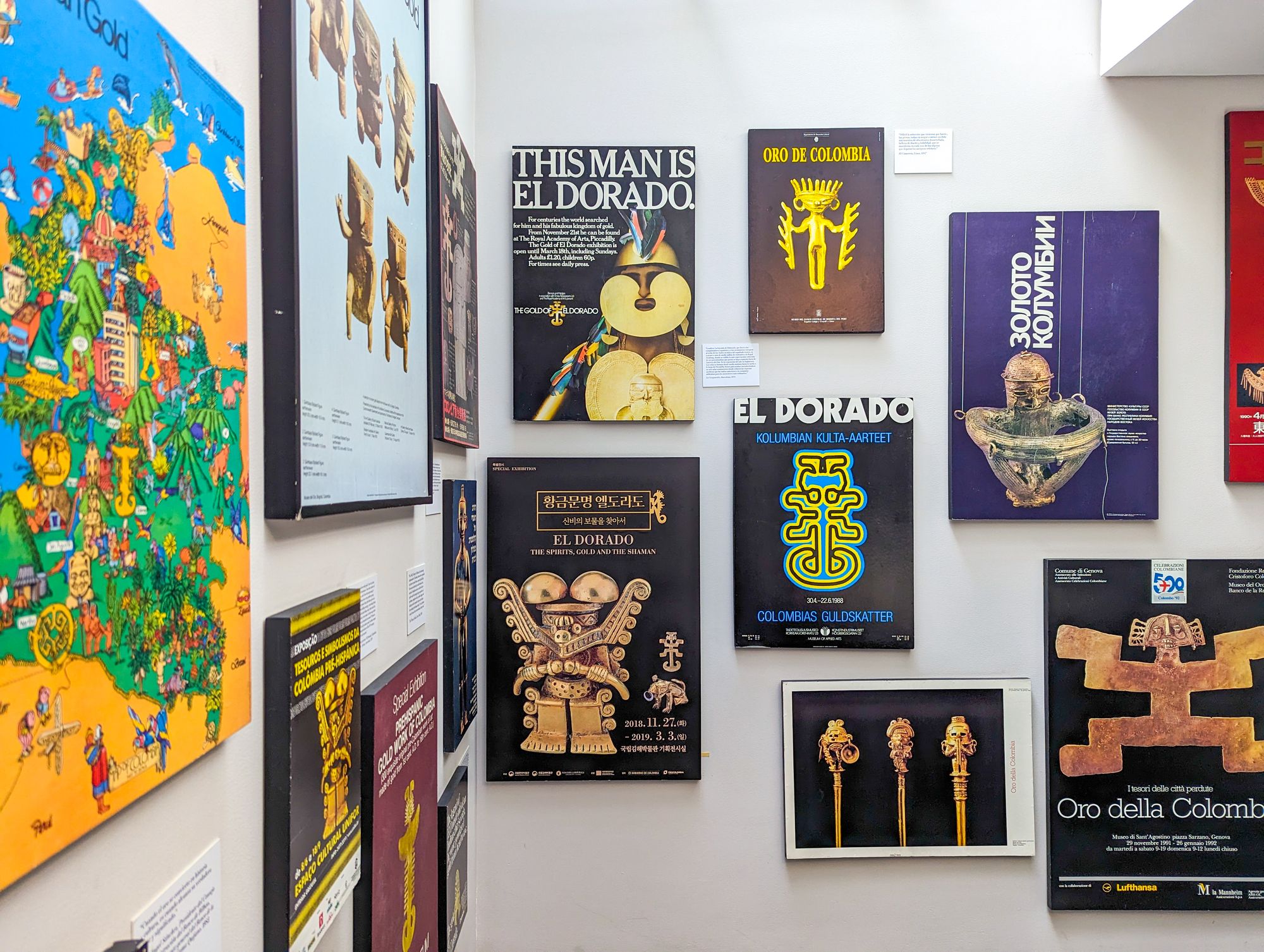 Couvertures de revues citant le Museo del Oro