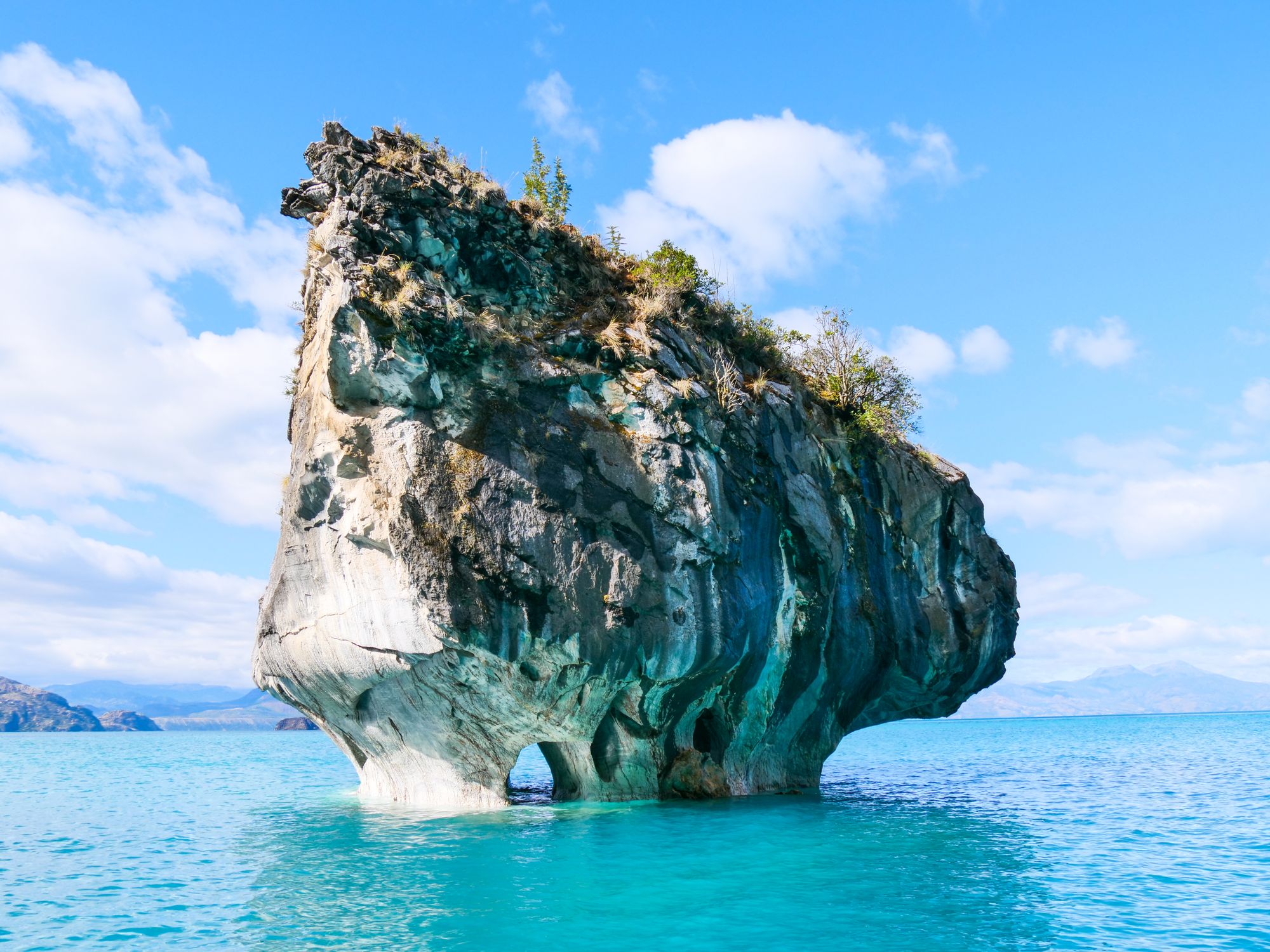Cathédrale de marbre à Puerto Río Tranquilo