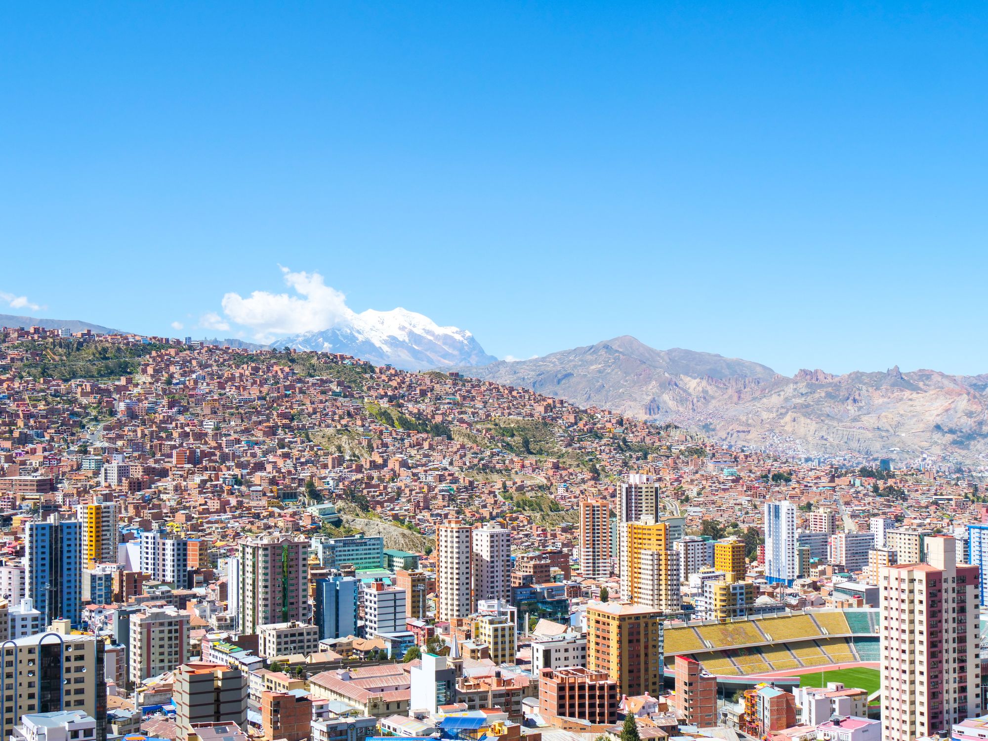 Vue de La Paz depuis le Mirador Killi Kil