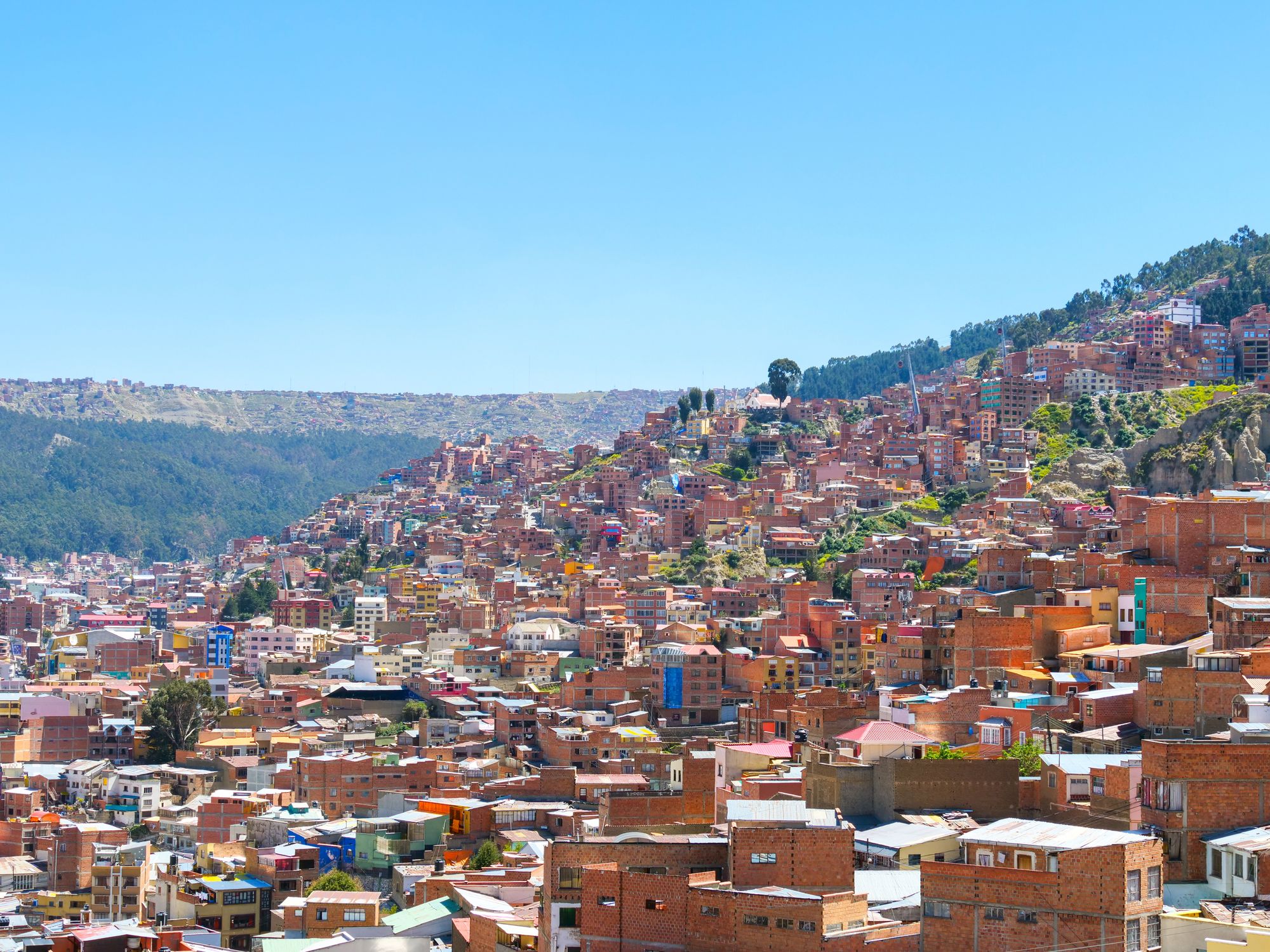 Vue de La Paz depuis le Mirador Killi Killi