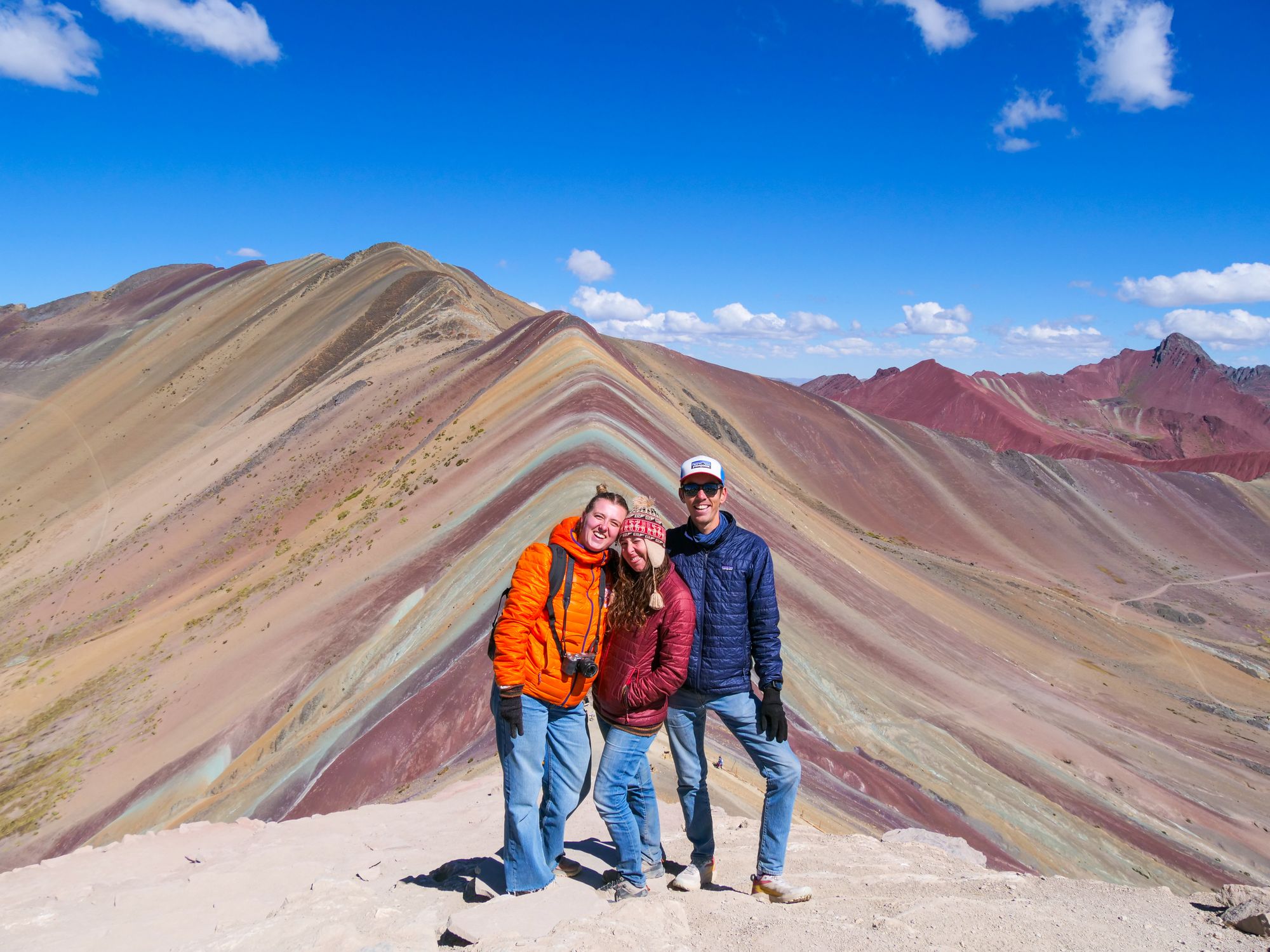 Le trio à Vinicunca