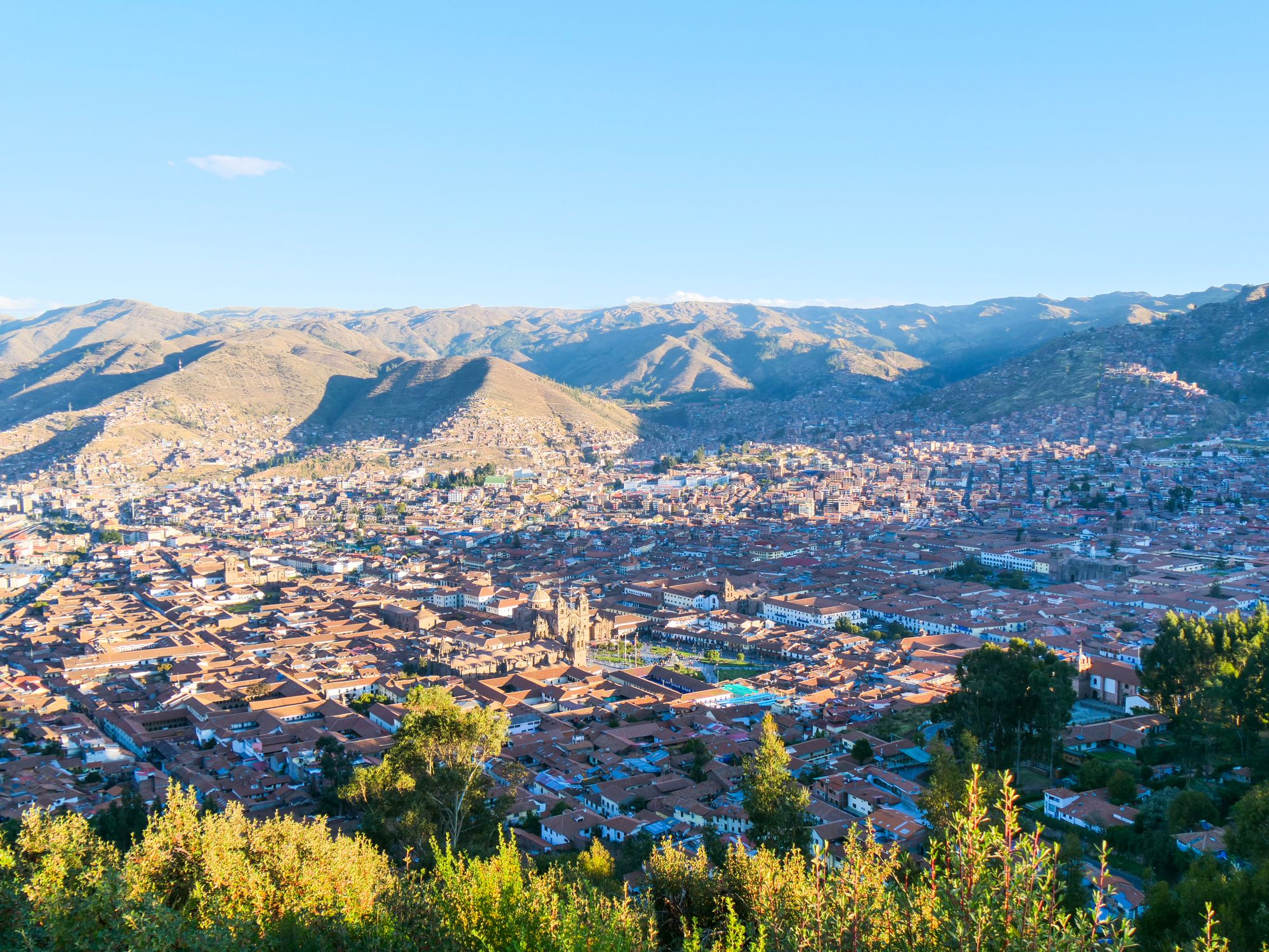 Vue panoramique de Cuzco