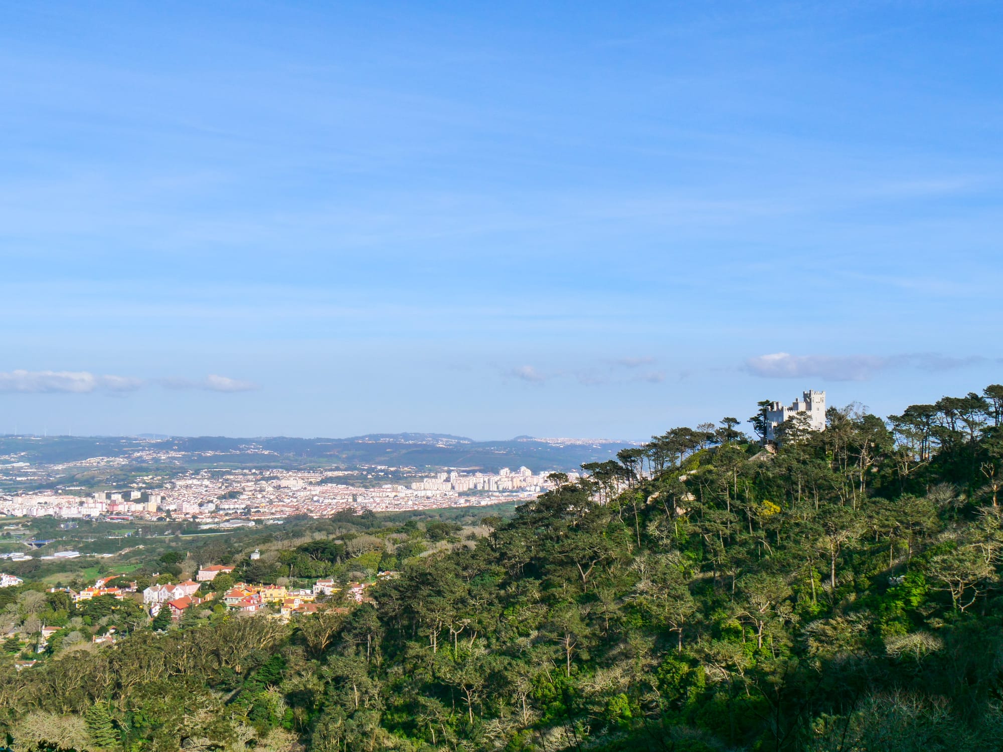 Vue sur les hauteurs de Sintra