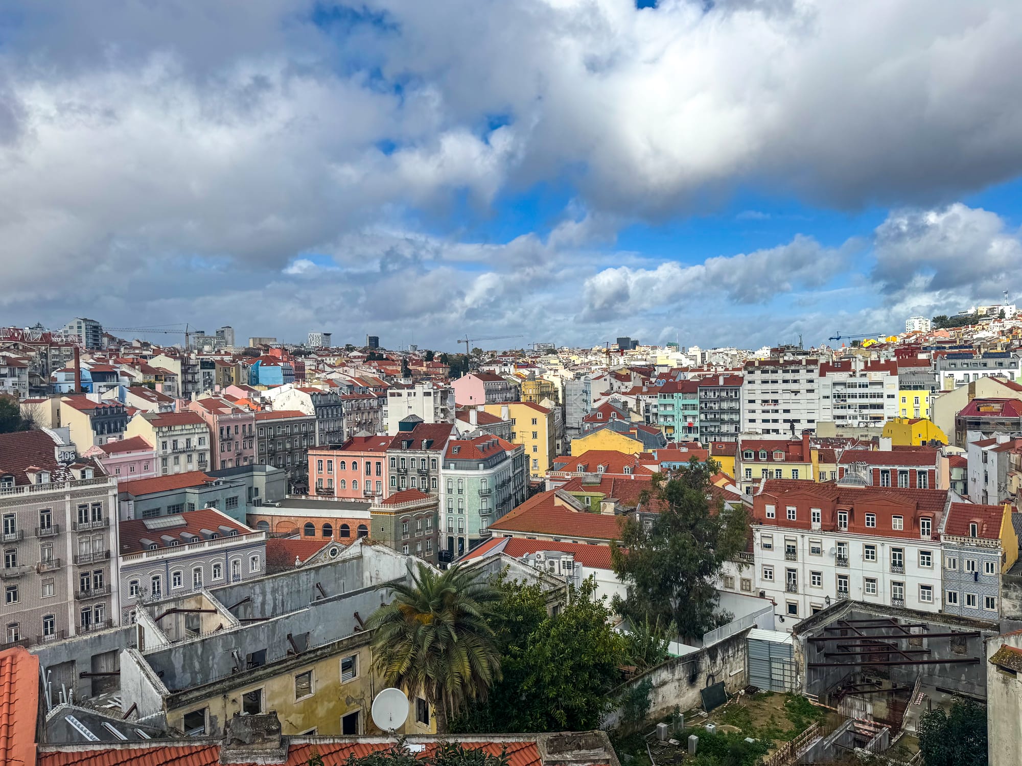 Vue de Lisbonne et ses bâtiments
