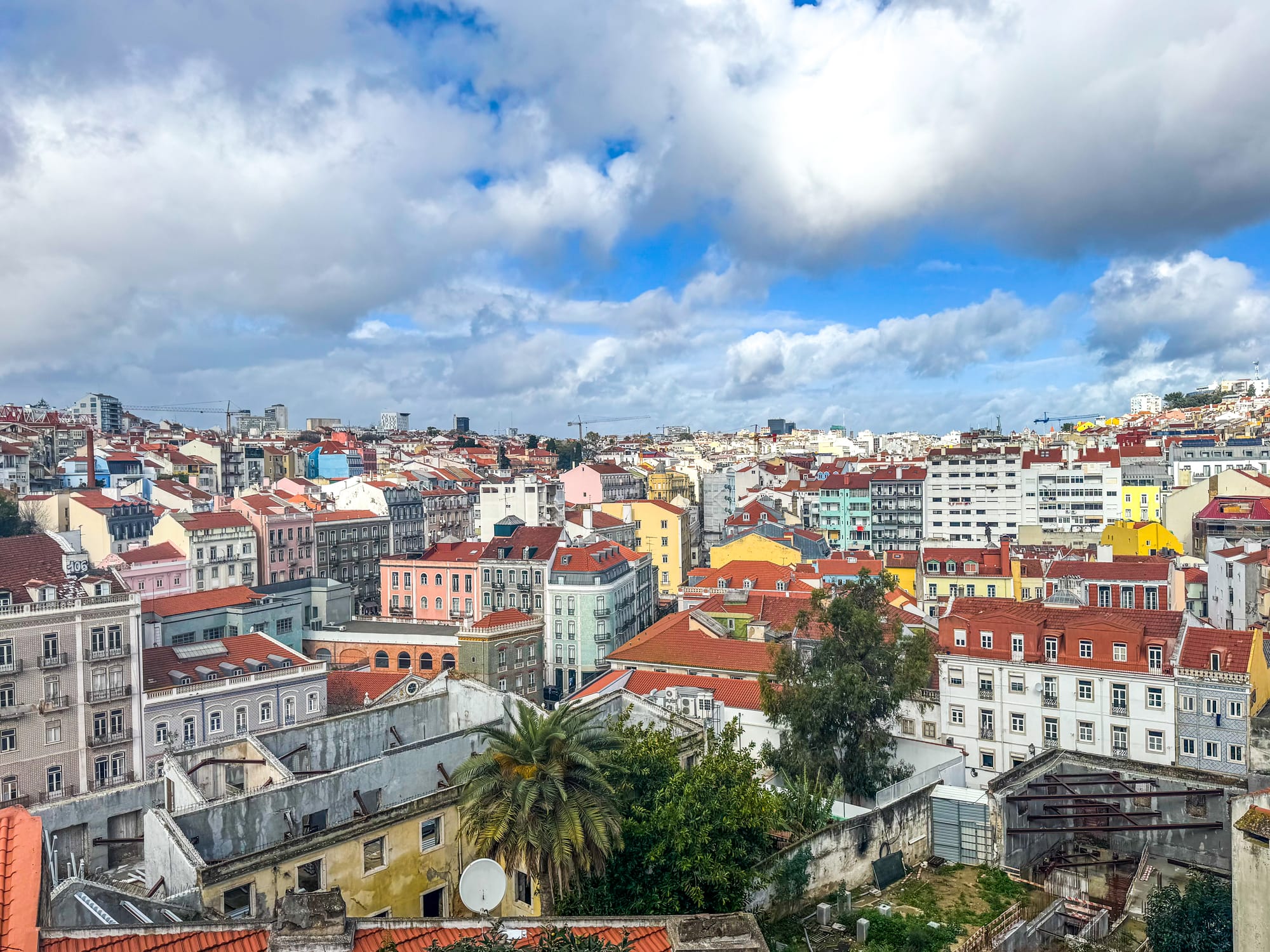 Vue de Lisbonne et ses bâtiments