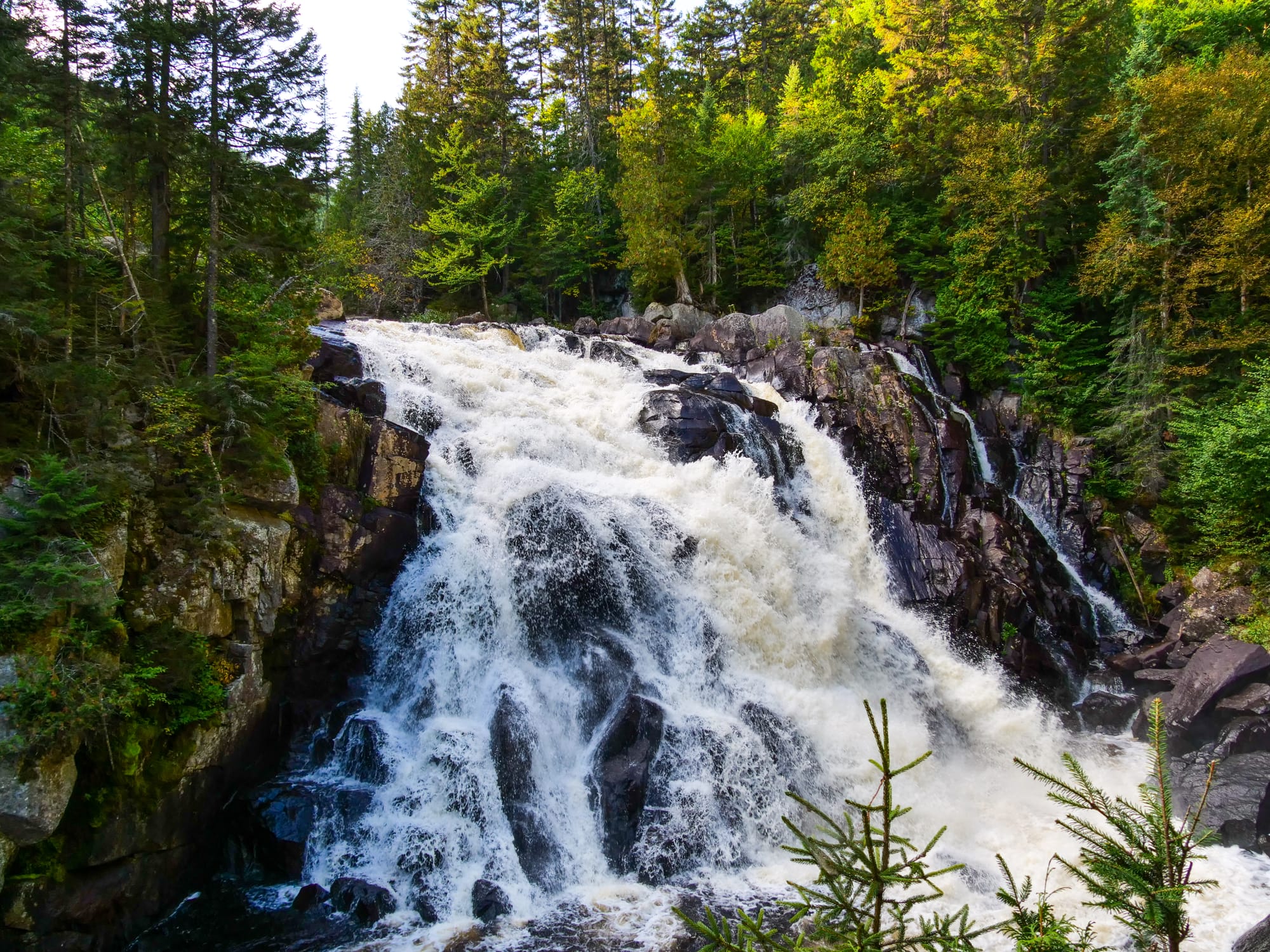 Chute du Diable dans le secteur de La Diable